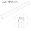 QUARKZMAN Rigid Round Clear Tube 24mm (15/16") ID x 28mm