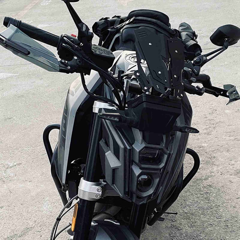 Motorcycle Handguards, Anodized Motorbike Handguards Wind Protector Universal for 7/8''