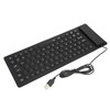 Foldable Silicone Keyboard 85 Keys Foldable Design Silent Wired Waterproof