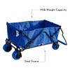 Impact Canopy Folding Collapsible Utility Wagon, Extra-Large Wagon with All-Terrain