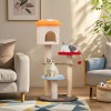 1PC Cute Mushroom Cat Tree with Sisal Scratching Posts Top