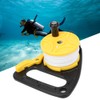 46m Plastic White Wire Diving Spool Reel Thumb Stopper Survival