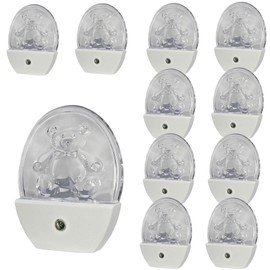 Heitech LED Night Light with Colour Changer 10 Pieces Teddy Bear Intertek GS Sign