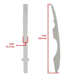 Caltric Camshaft Chain Guides For Yamaha Kodiak 450 YFM450FA 4x4 2003-2006 2018-2024
