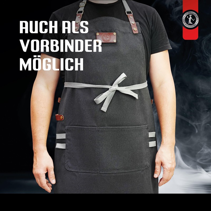 Ess-Nische Cooking Apron & Kitchen Apron for Men & Women,