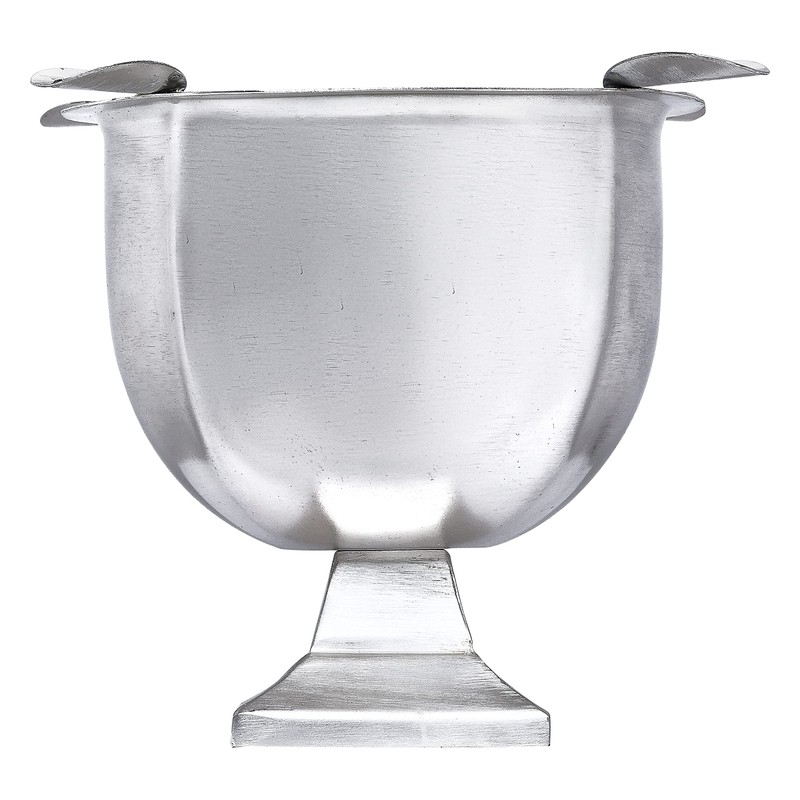 Stinky Cigar Ashtrays Box Pressed Ashtray, Brushed Silver