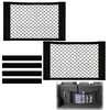 YEDOUALE Rete Portaoggetti Auto 2 Pezzi 40x25 cm Organizer Baule