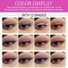 12-Color Rainbow Liquid Eyeliner Set - Long-Lasting, Waterproof & Smudge-Proof