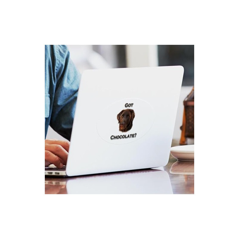 CafePress Got Chocolate Oval Car Bumper Sticker