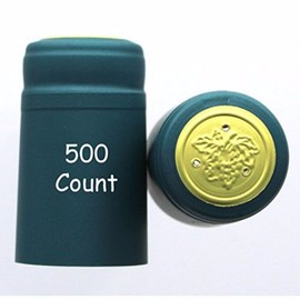 Metallic Light Blue PVC Shrink Capsules-500 Count by Home Brew Ohio