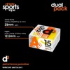d3 AST Athletic Sports Tape Dual Roll Red/White 12.5mm +