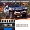 PIUGILH Stainless Steel Front Lower Grille Trim Panel Bumper Vent