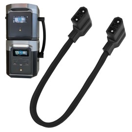 XT150 Extra Battery Cable Compatible with EcoFlow Delta Max, Delta 2, Delta 3 (Plus/1500) & Wave 2/3, 20-Inch Upgraded Braided Cable Workmanship, Not Compatible with Delta Pro/Pro 3/Ultra/3 Max