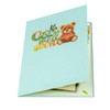 CNLITIHEKA Bear Get Well Soon Card, Pop Up Greeting Card,