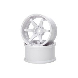 G-Force N-6 Drift Wheel /+8/White RC Wheel GD059