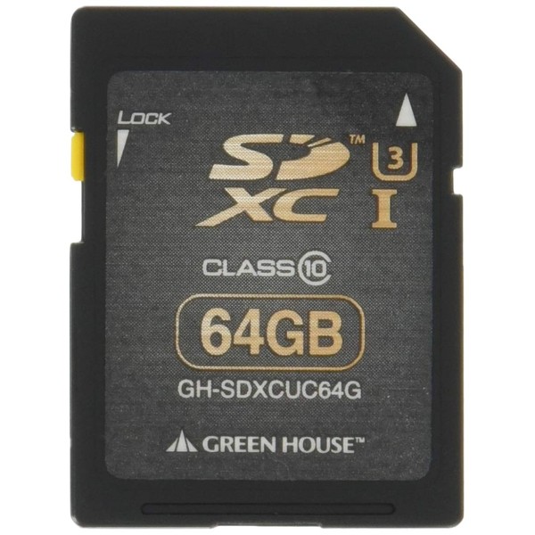 Greenhouse GH-SDXCUC64G 64GB High Speed SDXC Card with UHS Speed