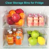 Heyuzb Pantry Organizers and Storage, 12 Pack Clear Plastic Storage