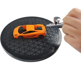 AIMALL Heavy Duty Rotating Swivel Stand Lazy Susan Turntable for TV Potted Plants, 10-12 inches, Black, 25KG Load Capacity, Smooth 360-Degree Rotation