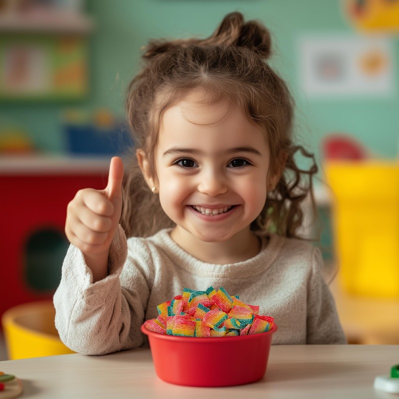 Sour Mini Belts Gummy Candy | 2-Pound Bag | Sugar-Sanded