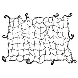 DOYOUCOTO Cargo Net, Roof Carrier Net, 47.2 x 35.4 inches (120 x 90 cm), Luggage Fastening Belt, Rubber Hook, Light Tiger, Cargo Crumble Prevention, For Cars, Luggage Storage, Touring Net, Prevents