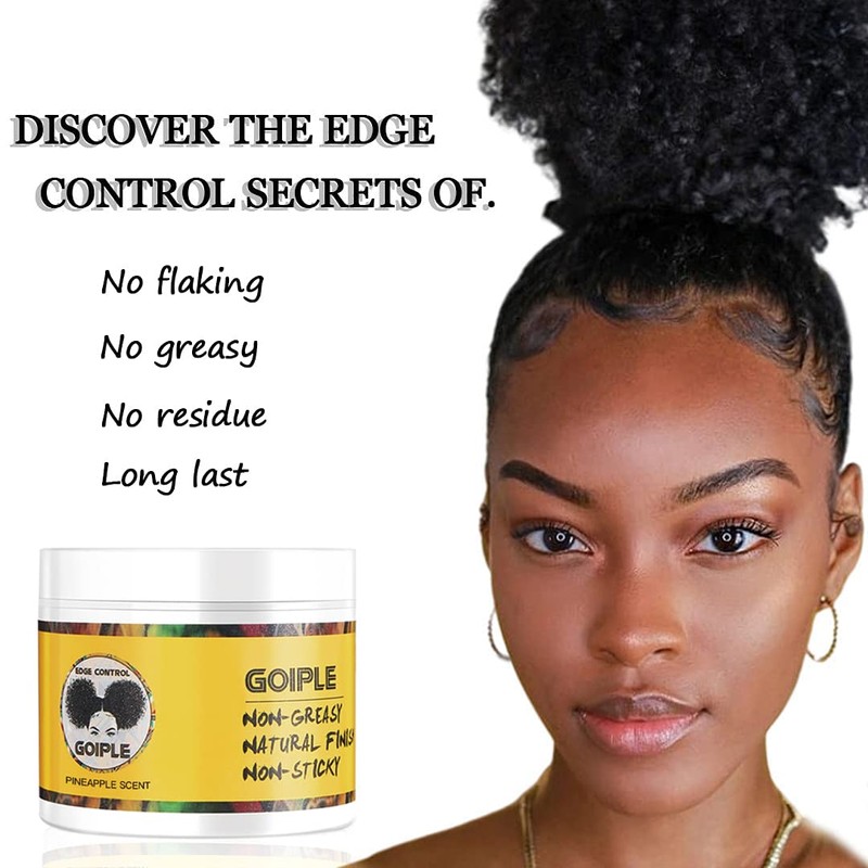 Edge Control Wax for Women Strong Hold Non-greasy, 4 OZ