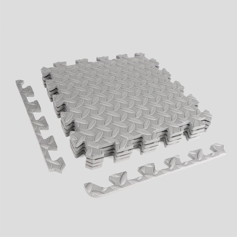 Phoenix Fitness Interlocking Floor Mats - 8 Non-Slip EVA Foam