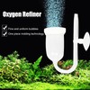 Aquarium Bubble Diffuser Prevent Clogging Transparent Glass Fish Tank Air