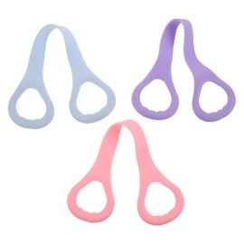 FOMIYES Bandas De Resistencia para Mujeres En Forma De 8 con Asas Antideslizantes Juego De 3 Bandas EláSticas para Yoga Pilates Y Entrenamiento De Bra