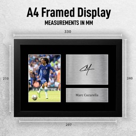 HWC Trading FR A4 Marc Cucurella Gifts Printed Signed Autograph Picture for Football Fans and Supporters - A4 Framed