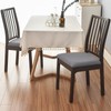 LOPYXBR Dining Chair Seat Covers Set of 6 Jacquard Dining