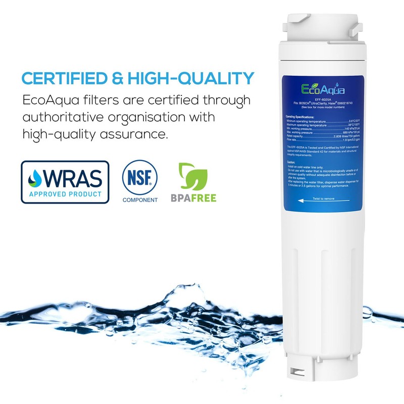EcoAqua EFF-6025A Kompatibel mit Ultra Clarity Wasserfilter