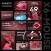 ATTACK SHARK X6 Ratón inalámbrico Ligero para Juegos con Base
