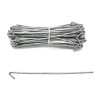 Chain Link Fence Steel Hook Ties (Galvanized) 9 Gauge, Size