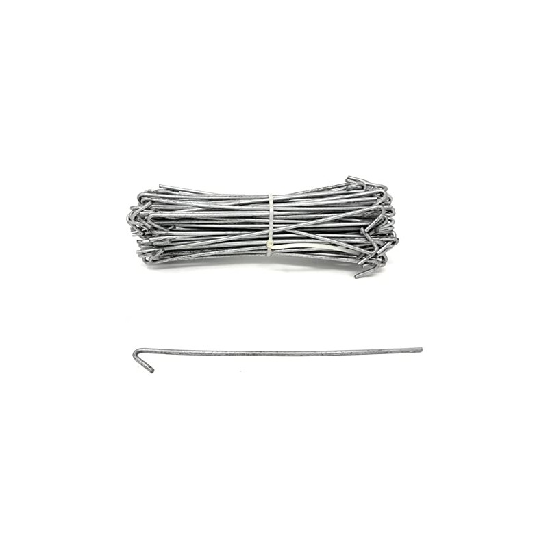 Chain Link Fence Steel Hook Ties (Galvanized) 9 Gauge, Size