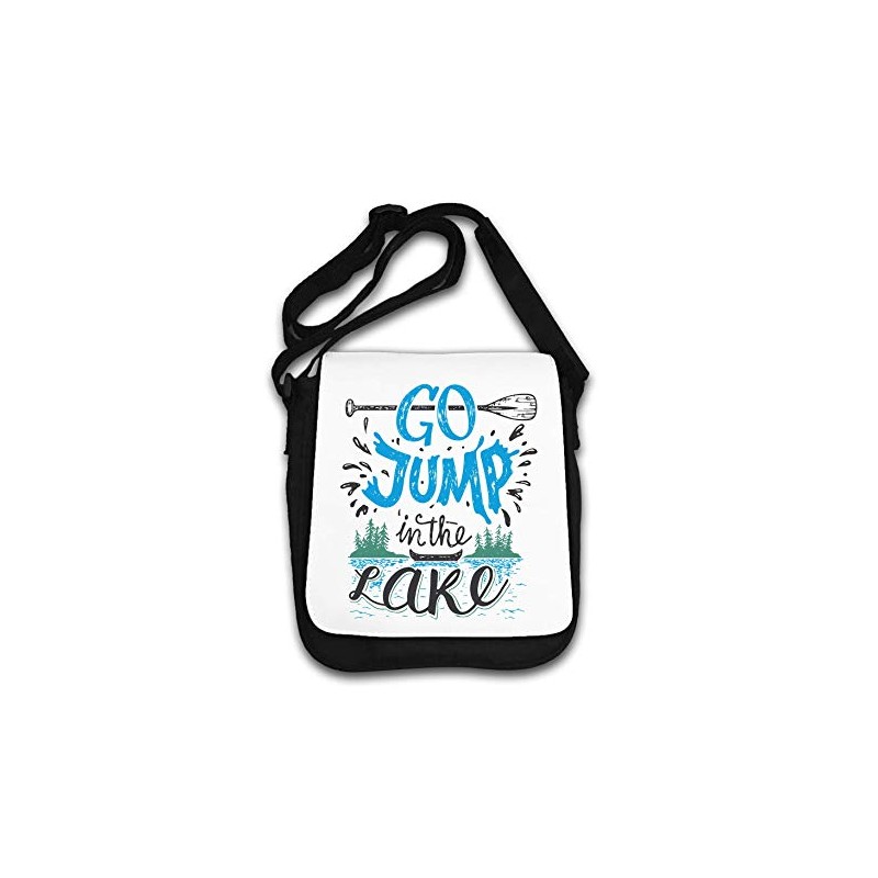 Go Jump In The Lake Summer Fishing Boat Schultertasche