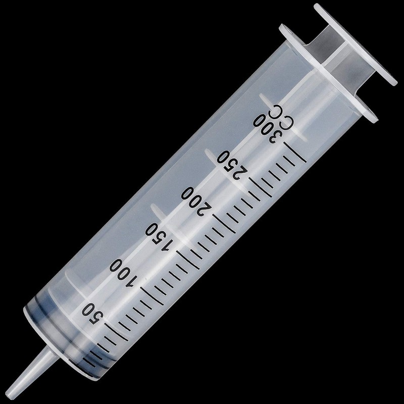 MOTUO 300ml Large Syringe with 130cm Tube Plastic Measuring Syringe