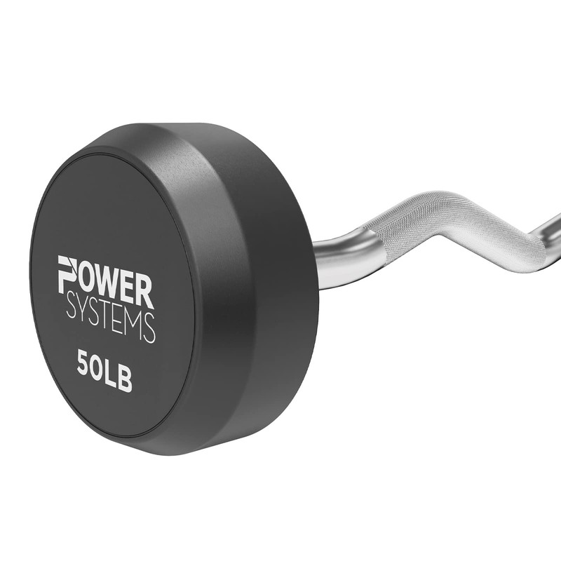 Power Systems ProStyle Fixed Barbell with EZ Curl Handle (50)