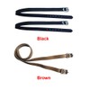 Faderr Equestrian Leather Spur Straps with Buckle, Solid Spur Strap