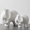 SXSZZXL Elephant Statue Decor Simple Ceramics Elephant Figurines Creative Home