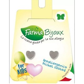 Farma  Bijoux Hypoallergenic Heart-Shaped Earrings 7mm