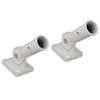 2Pcs Adjustable Flag Pole Holder Aluminium Alloy Metal Wall Mount