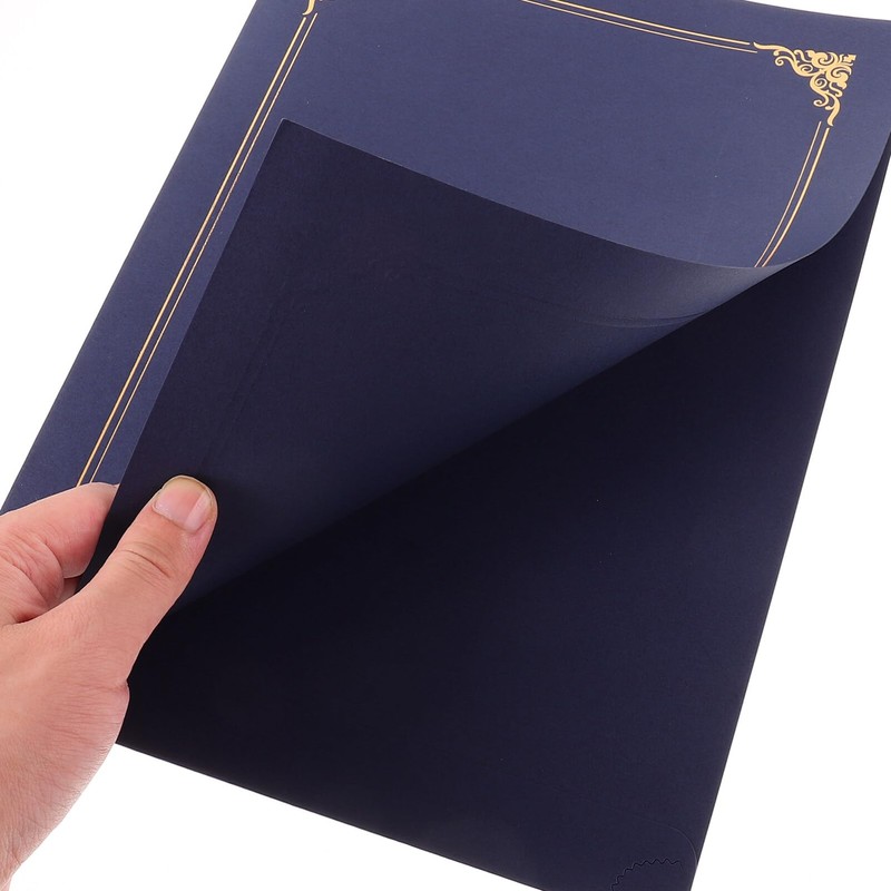 10Pcs Certificate Holders for Award Certificates, Diploma Cover Decorative Paper