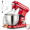 Stand Mixer Fohere, With Double Dough Hook, Wire Whip &