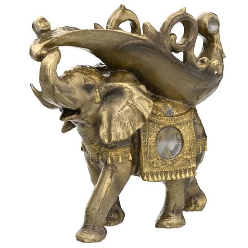 ICE Armor Lucky Wealth Thai Elephant Wine Rack Bottle Holder,