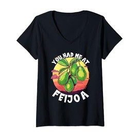 Womens Fruit Gardener You Had Me At Feijoa V-Neck T-Shirt
