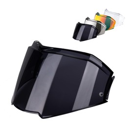 MXJ Gear Valiant II Visor Face Shield Replacement For Valiant II Flip Up Motorcycle Helmet Accessories (Black)
