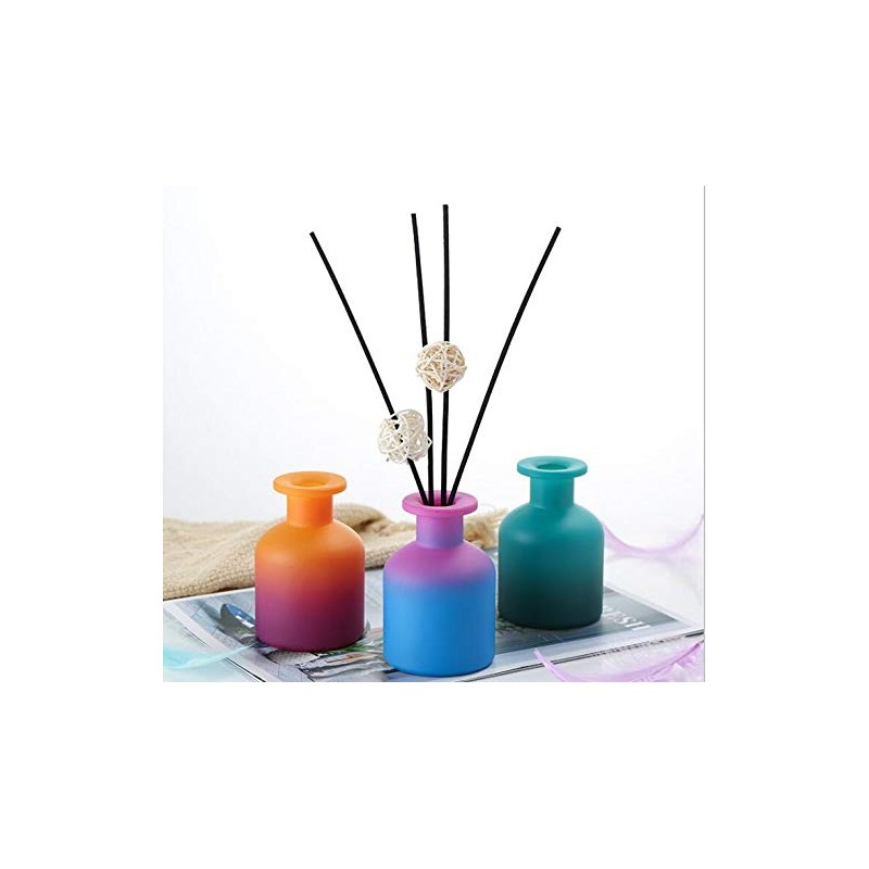 QUUPY 1PCS 150ml/5oz Glass Diffuser Bottle Jars Pot Exquisite Essential