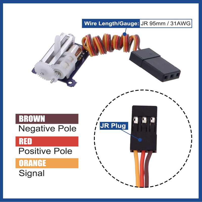 AGFRC Micro Linear Servo - 2PCS Upgrade 9mm 1.5g Digital