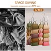 CharmBurst Handbag Organiser for Cupboard, Improved Handbag Hanger with 10