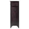 Yardlio Ancona Wine Cabinet: Elegant, Practical, Espresso Finish